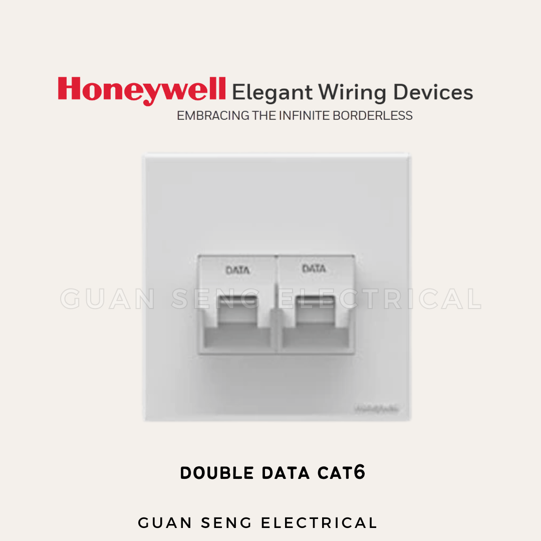 MK Honeywell Elegant Switch and Socket Matt White