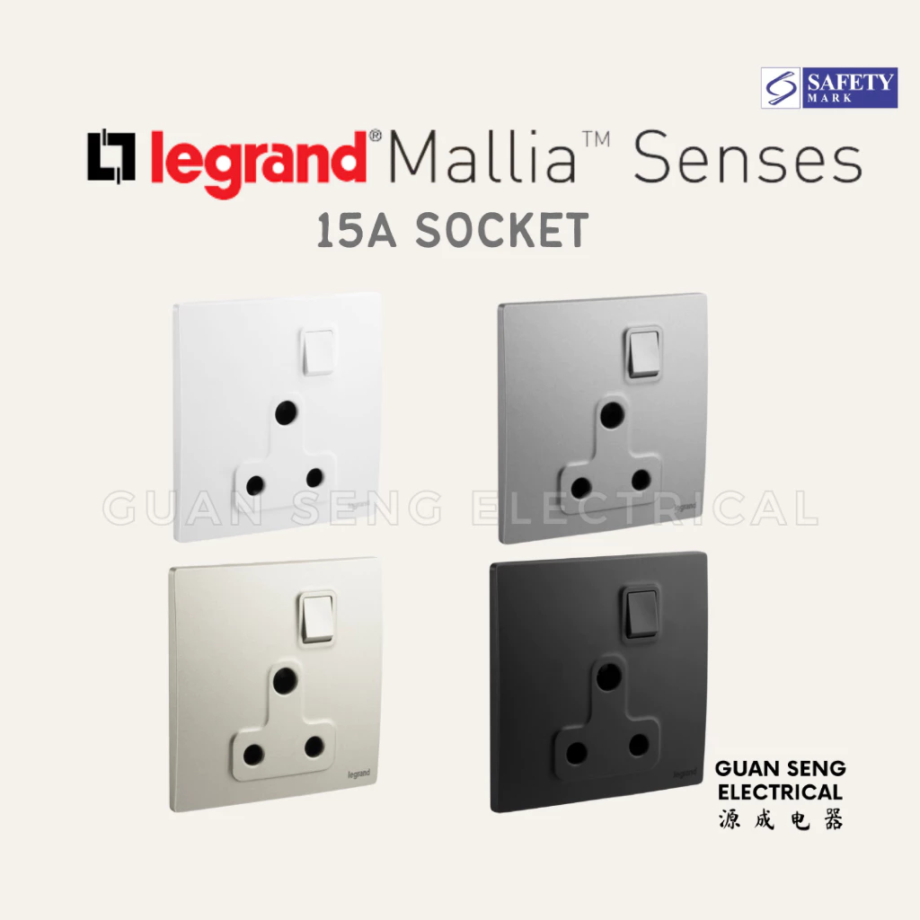 Legrand Mallia Senses 15A Socket