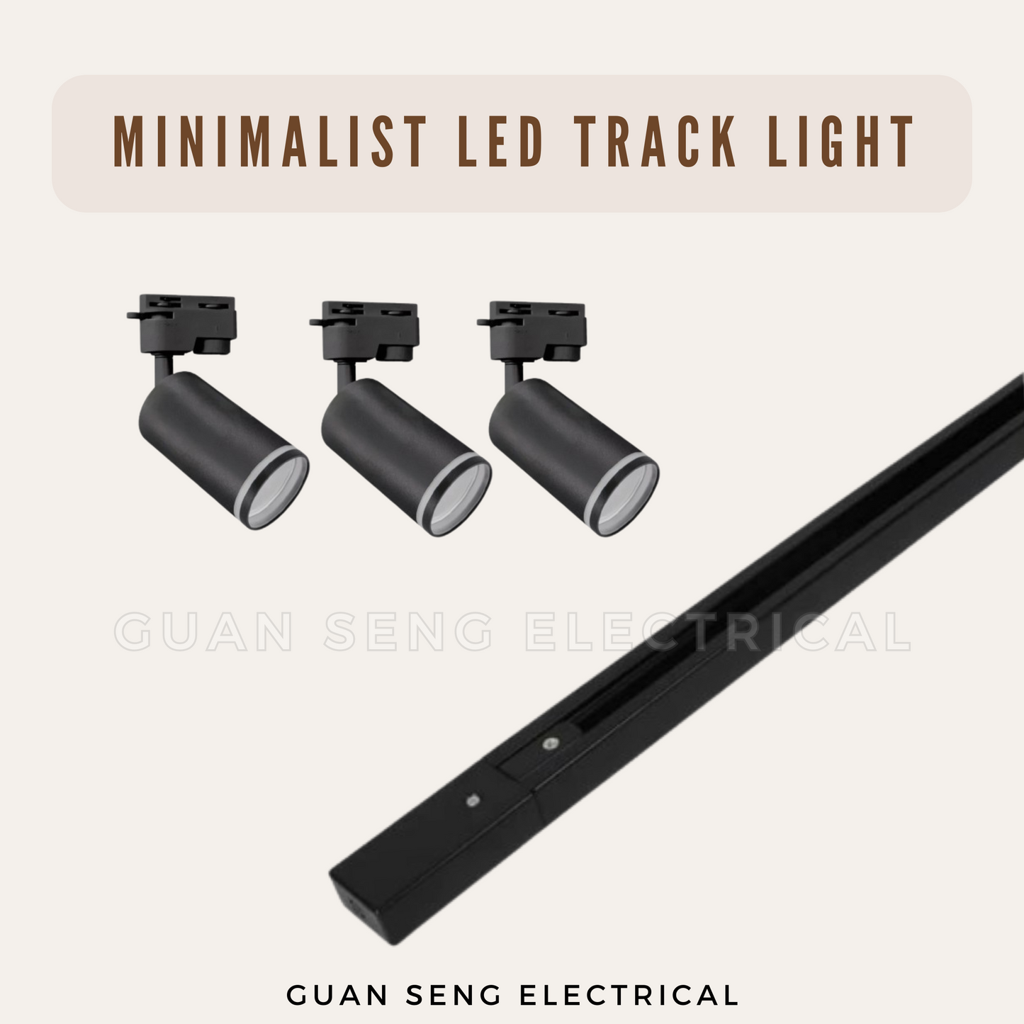 Minimalist LED Track Light
