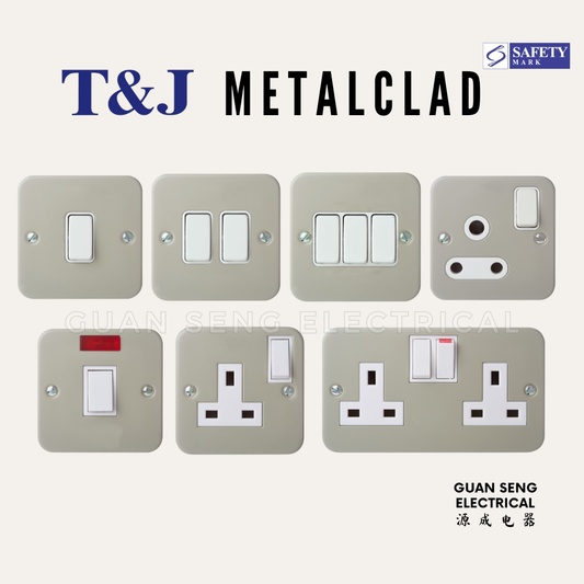 T&J Metalclad Switch Socket