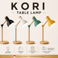 Kori Table Lamp E27 Bulb
