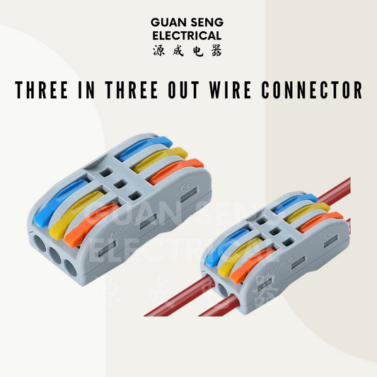 [Bundle] Three In Three Out Wire Connector