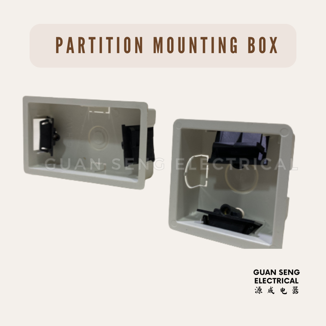 1 Gang 2 Gang Partition Box – Guan Seng Electrical