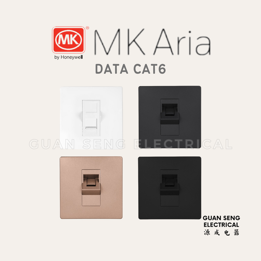 MK Honeywell Aria RJ45 CAT6 Data Socket