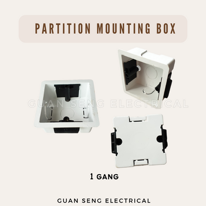 1 Gang 2 Gang Partition Box