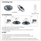 Premium Top Suction Ceiling Lamp with Fan