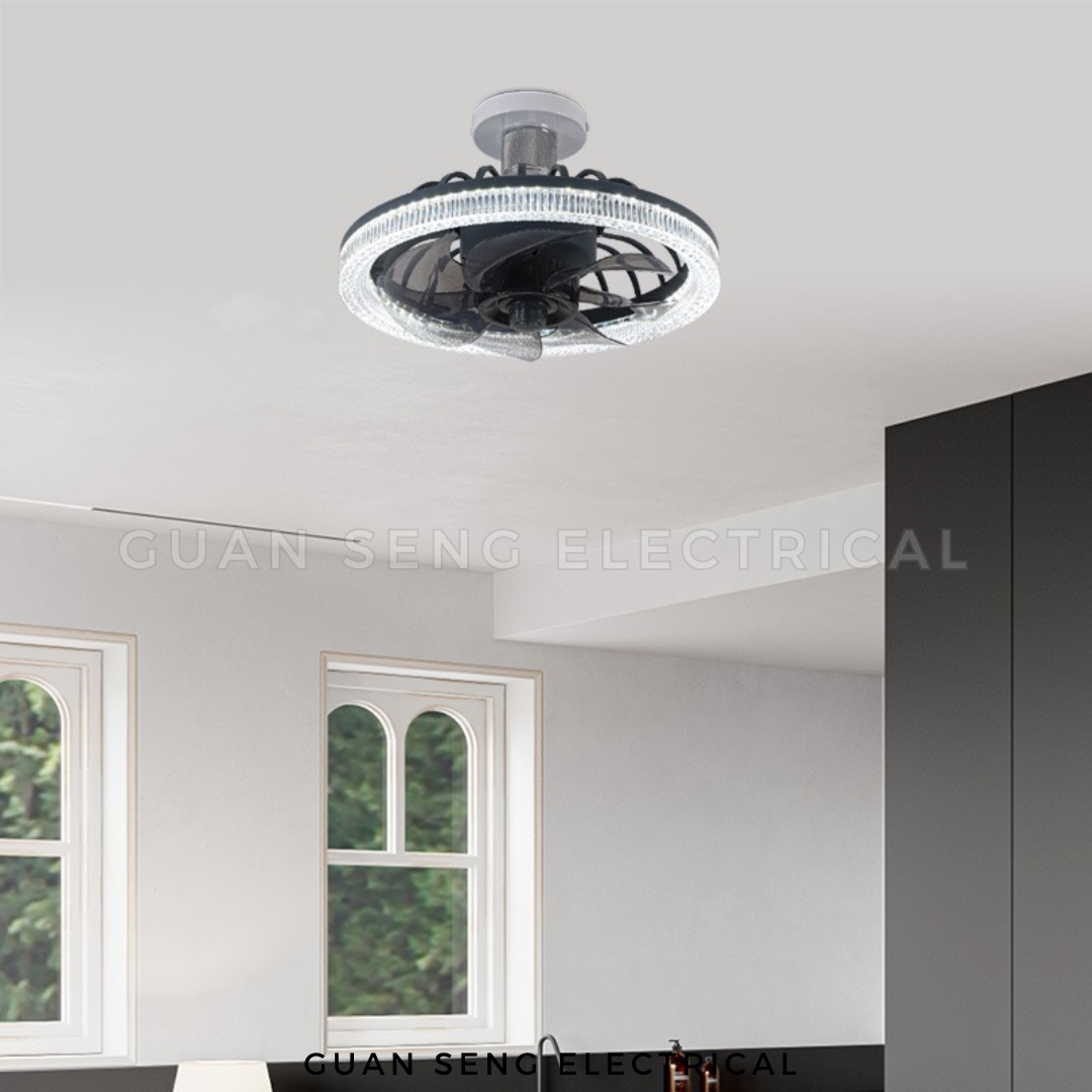 Premium Top Suction Ceiling Lamp with Fan