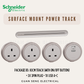 Schneider Electric Easy Series Surface Mount Power Track Light Brown Grey | Guan Seng Electrical Singapore