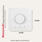 MK Honeywell Elegant 100W 2 Way LED Dimmer Switch Matt White