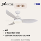 BESTAR Raptor 33" 38" 48" DC Motor Ceiling Fan with Remote Control