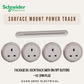Schneider Electric Easy Series Surface Mount Power Track Light Brown Grey | Guan Seng Electrical Singapore