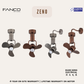 FANCO ZENO 16" DC Motor Ceiling / Wall Mounting Fan with Dimmable LED Light
