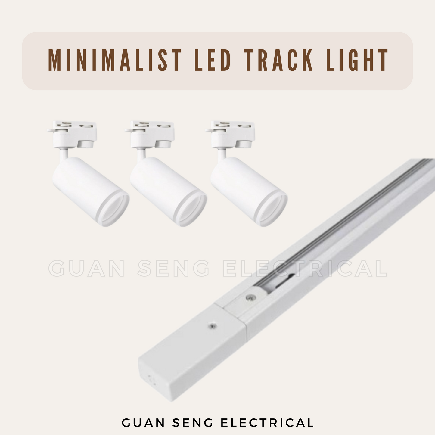 Minimalist LED Track Light