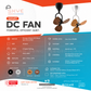 ALASKA ESKYE 15" Smart Wifi Control DC Corner Fan