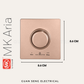 MK Honeywell Aria LED Dimmer 2 Way White Grey Rose Gold Black