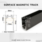 Magnetic Track Light System 48V Recessed Surface | Guan Seng Electrical