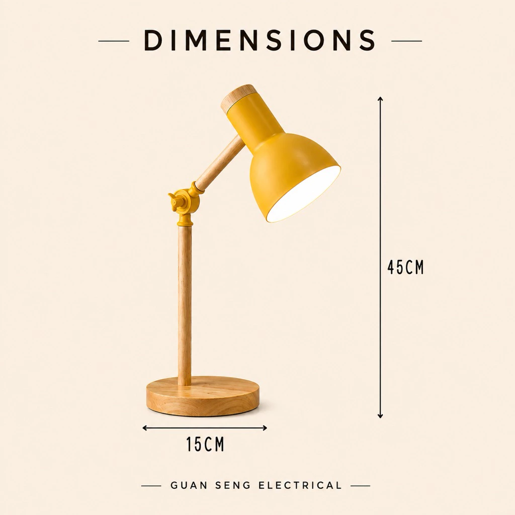 Kori Table Lamp E27 Bulb