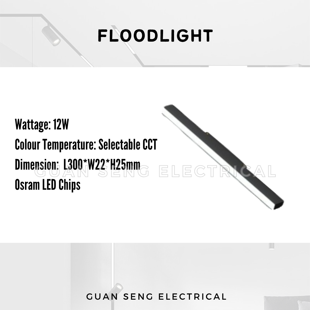 Magnetic Track Light System 48V Recessed Surface | Guan Seng Electrical