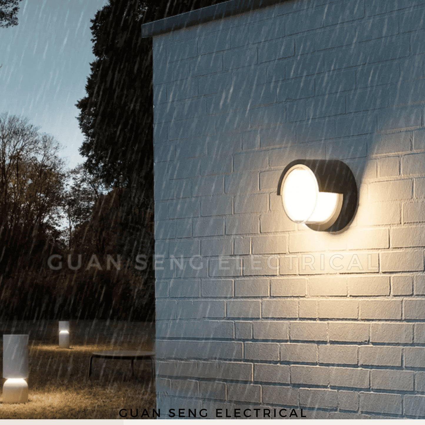 LED Waterproof Wall Lamp Ceiling Light IP65 3Tone 15W 20W Indoor Outdoor