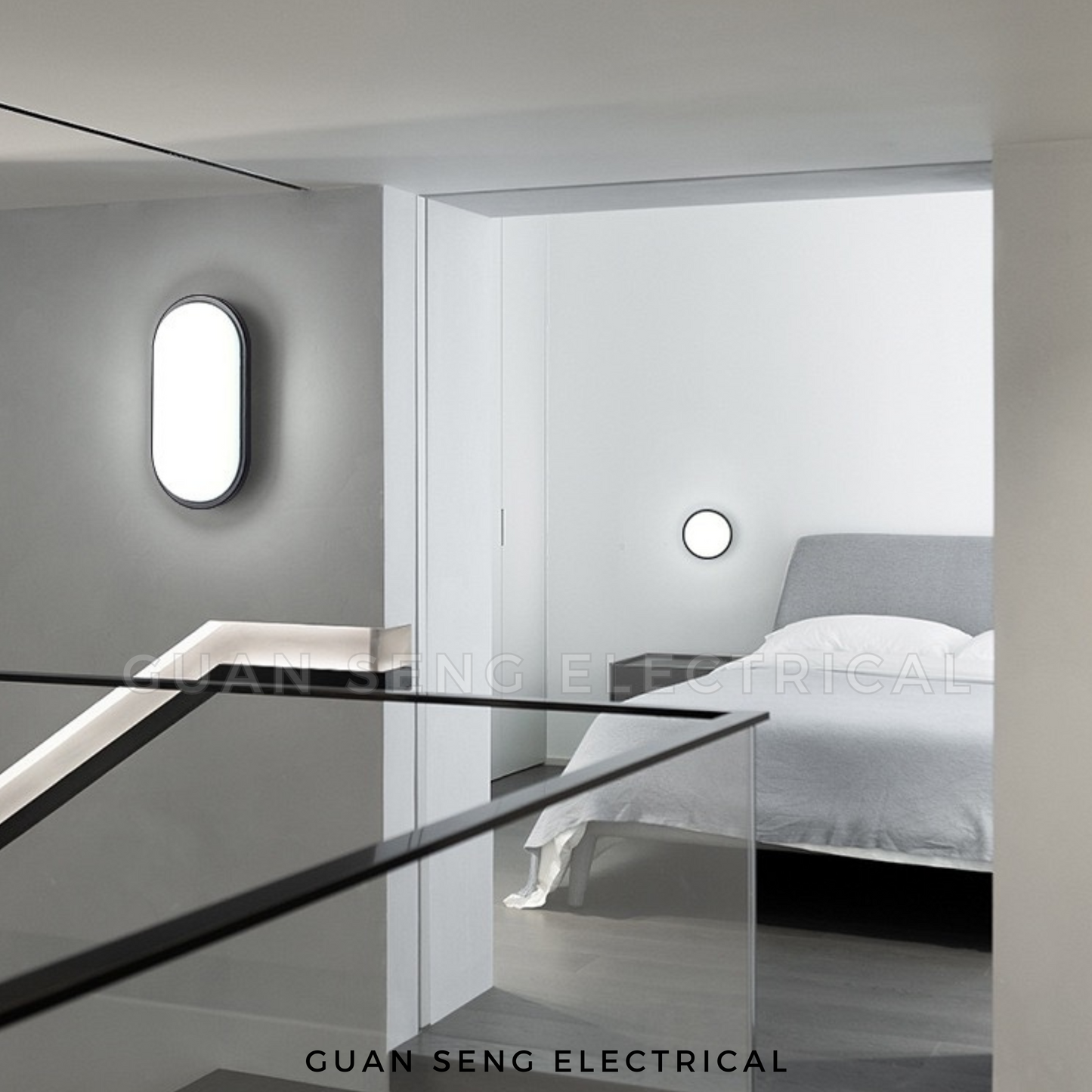 LED IP66 Waterproof Wall Lamp Daylight Warm White 15W 20W | Guan Seng Electrical