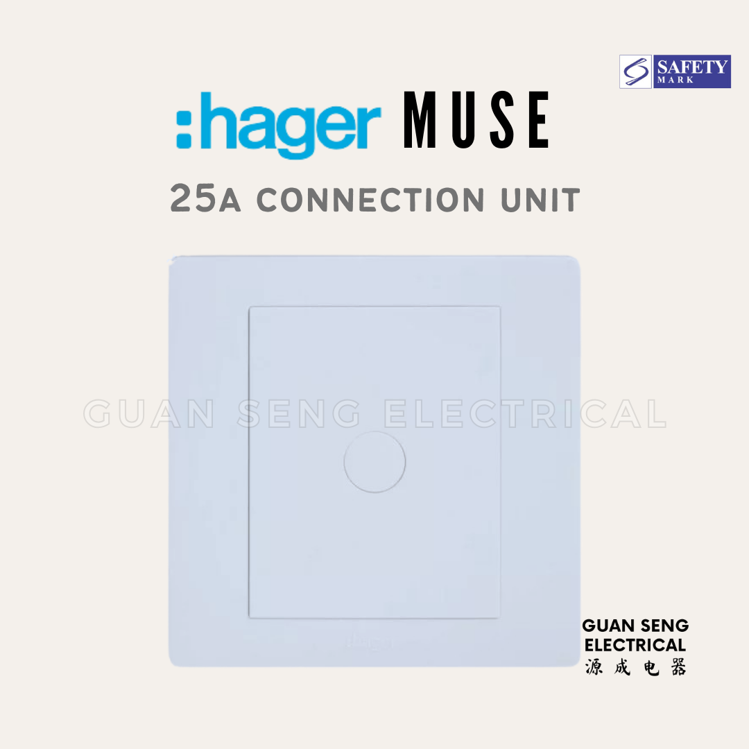 Hager Muse 25A Connection Unit