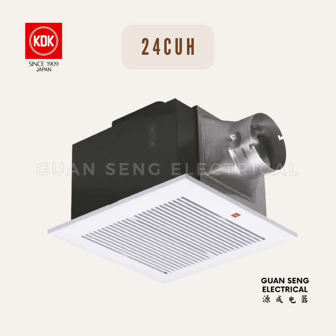 KDK 17CUH 24CUH Ceiling Mounted Ventilation Fan Exhaust Fan