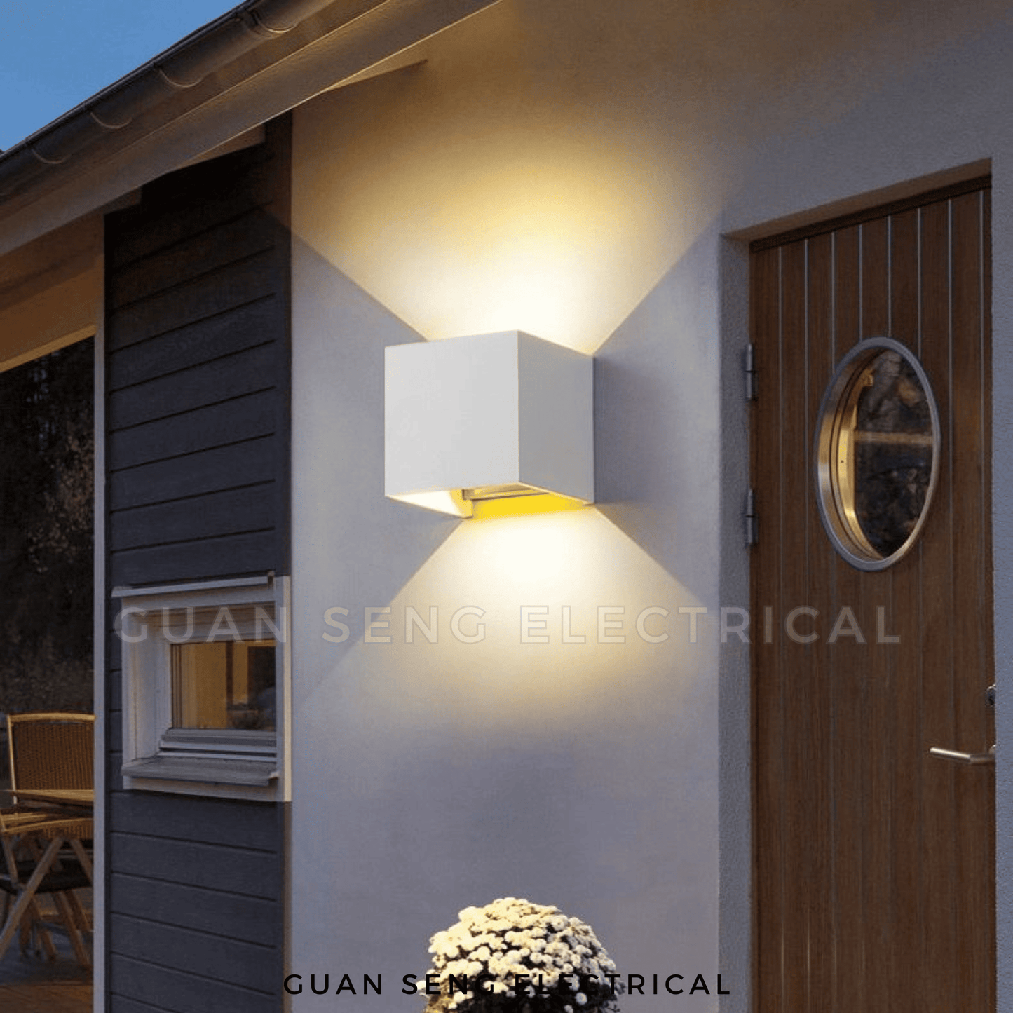 Bristol Waterproof Wall Lamp - IP65 12W LED Indoor Outdoor Adjustable Light