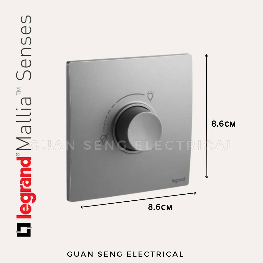 Legrand Mallia Senses LED Rotary Dimmer for LED Lighting