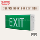 Samcom Electronics Surface Mount LED Exit Sign (Box Type) ELS 115M-LED