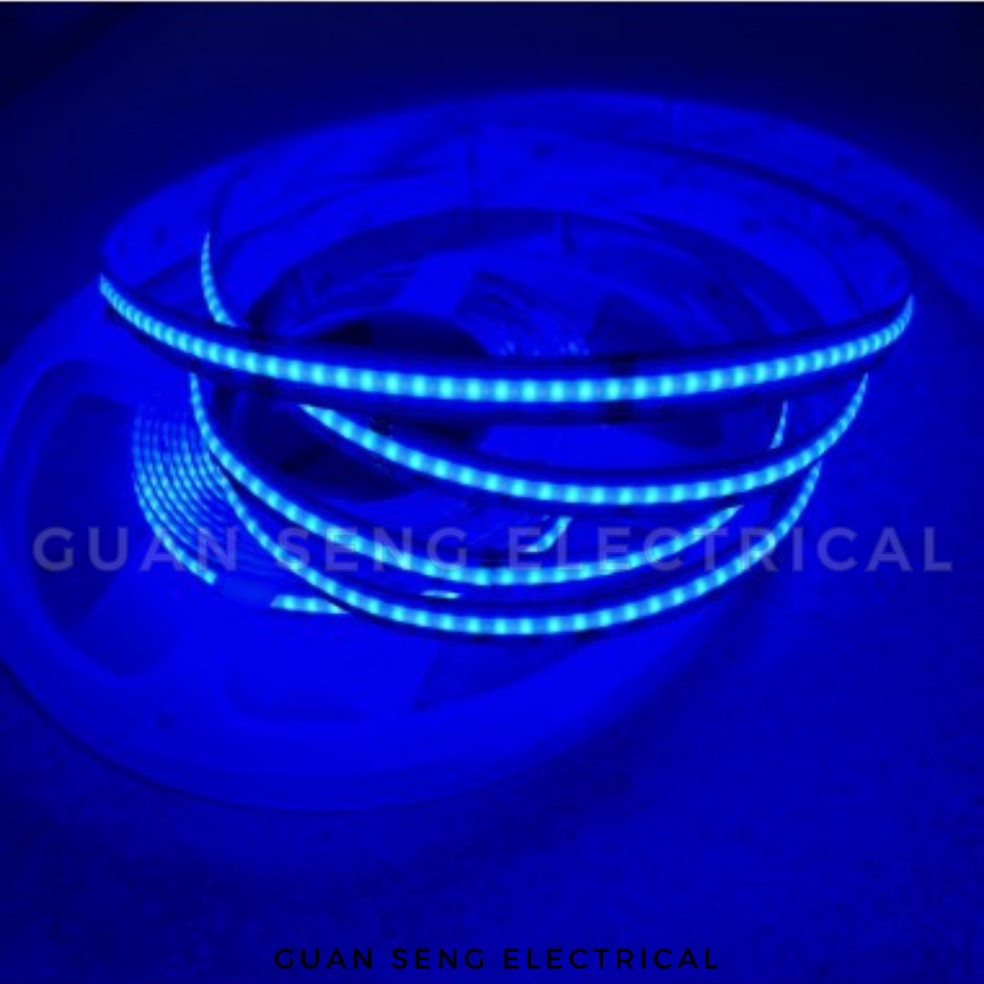 IP68 COB LED Strip Light 5M High Density Waterproof Flexible DC24V 528LEDs/m