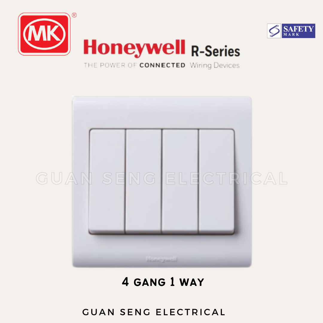 MK Honeywell R Series Socket and Switch
