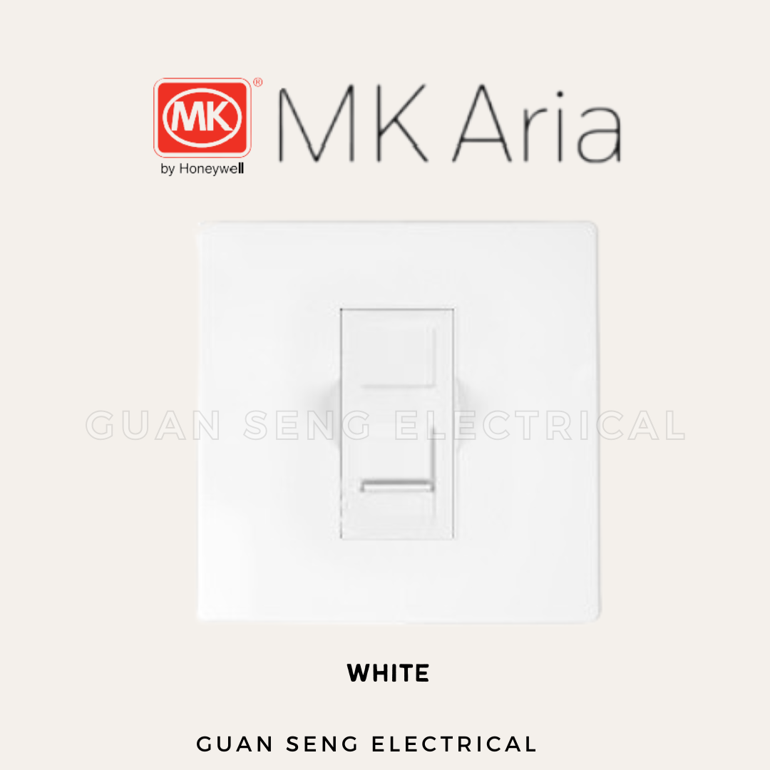 MK Honeywell Aria RJ45 CAT6 Data Socket