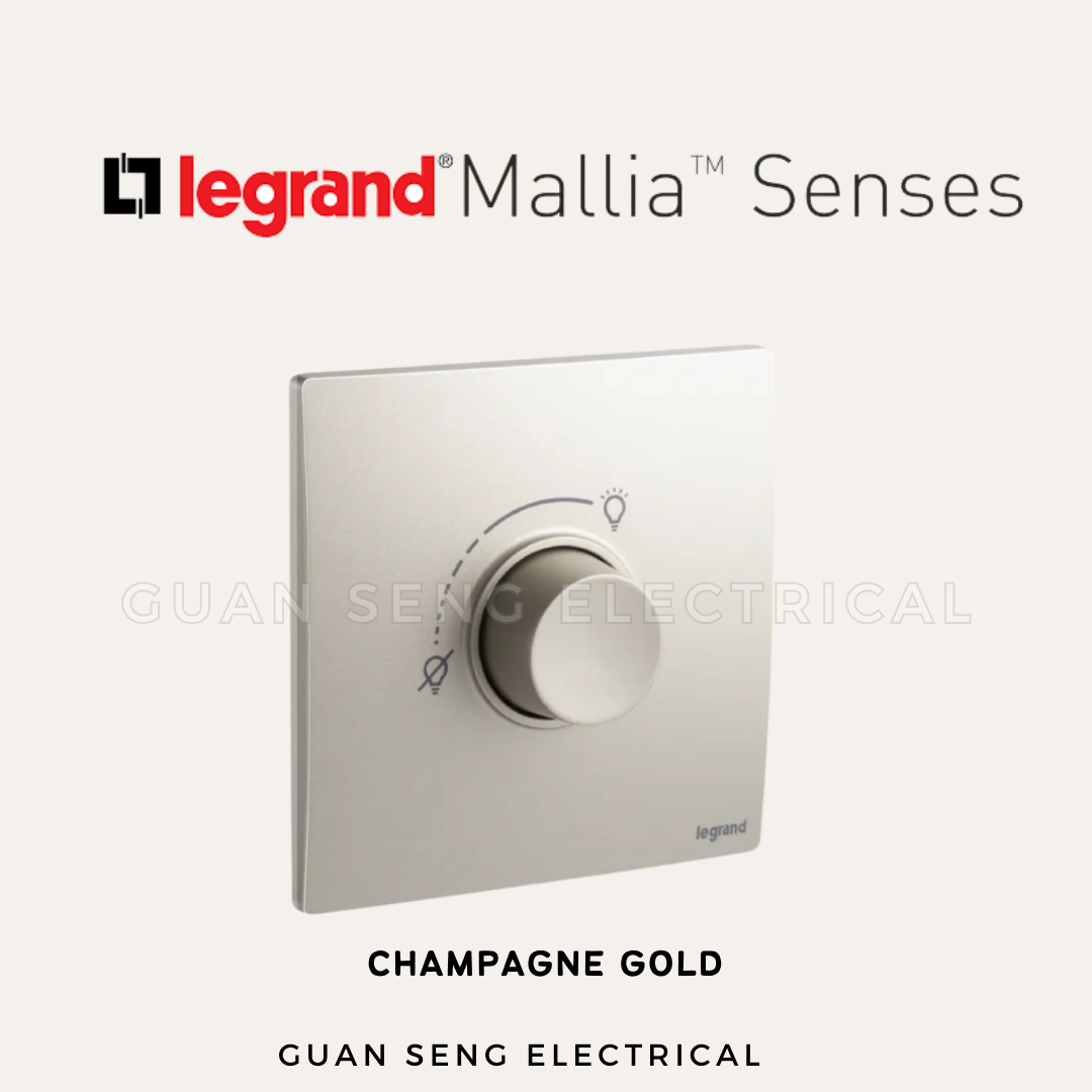 Legrand Mallia Senses LED Rotary Dimmer for LED Lighting