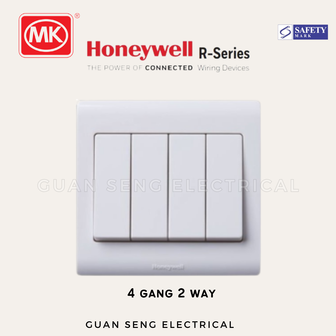 MK Honeywell R Series Socket and Switch
