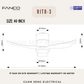 FANCO Smart RITO 3 RITO 5 Black White Pine Wood DC Motor Ceiling Fan with 3 Tone LED Light Kit
