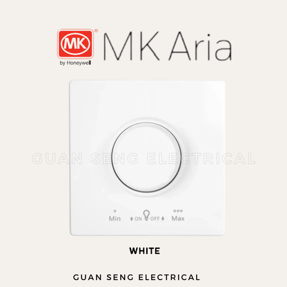 MK Honeywell Aria LED Dimmer 2 Way White Grey Rose Gold Black