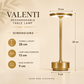 Valenti Rechargeable USB Table Lamp 3W Warm White Cool White Daylight Dimmable | Guan Seng Electrical