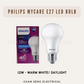 [Bundle of 2] Philips MyCare E27 LED Light Bulb 6W 8W 10W 12W - Warm White Daylight