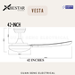 BESTAR Vesta 42" 52" Smart Wifi Control DC Motor Ceiling Fan