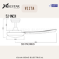 BESTAR Vesta 42" 52" Smart Wifi Control DC Motor Ceiling Fan