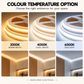 Premium 24V COB LED Strip Light Full Copper 8mm 528LEDS 5M
