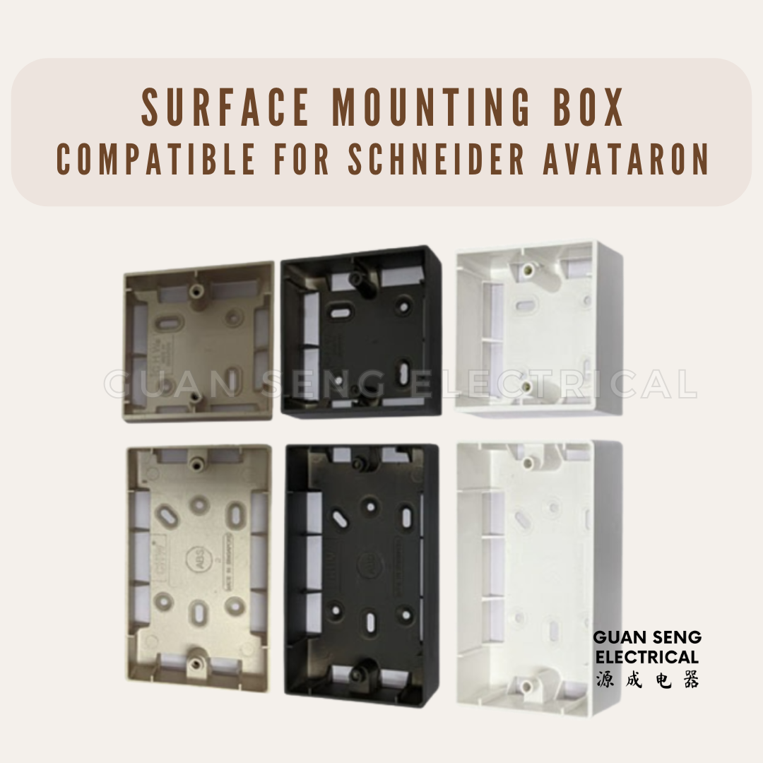 Surface Mounting Box Compatible with Schneider AvatarON / Avataron C