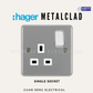 Hager Sollysta Metalclad Switch Socket