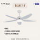 FANCO Galaxy-5 38" 48" 56" DC Motor Ceiling Fan with 3 Tone LED Light Kit and Remote Control