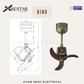 BESTAR 16" DINO Smart WIFI Corner Ceiling Fan with Remote Control