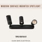 Modern GU10 Surface Mounted Spotlight Black White