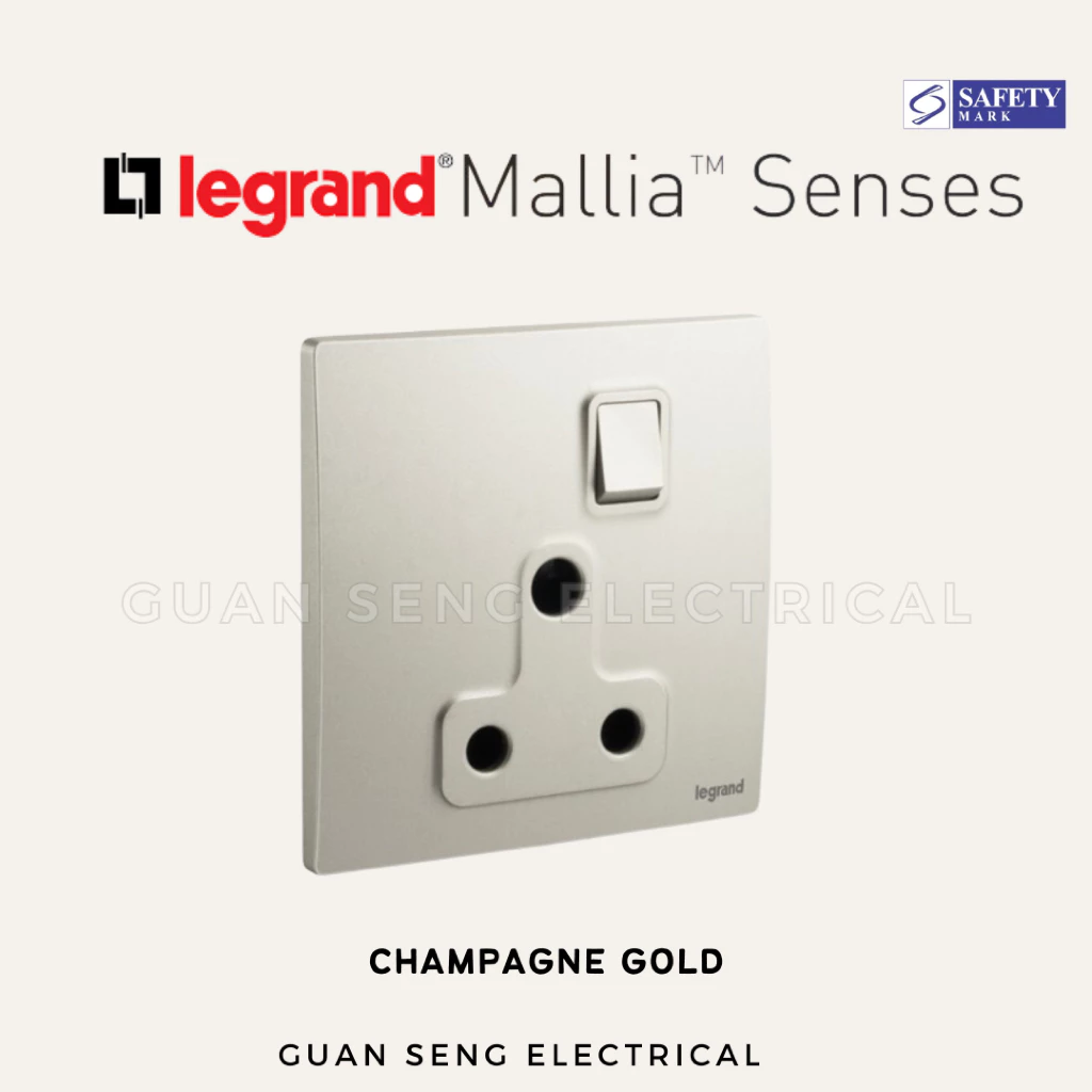 Legrand Mallia Senses 15A Socket