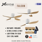 BESTAR Falcon Wood 36" 46" 52" Smart WIFI DC Motor Ceiling Fan with Remote Control