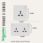 Schneider Electric Vivace E-Series Universal Socket White | Guan Seng Electrical Singapore