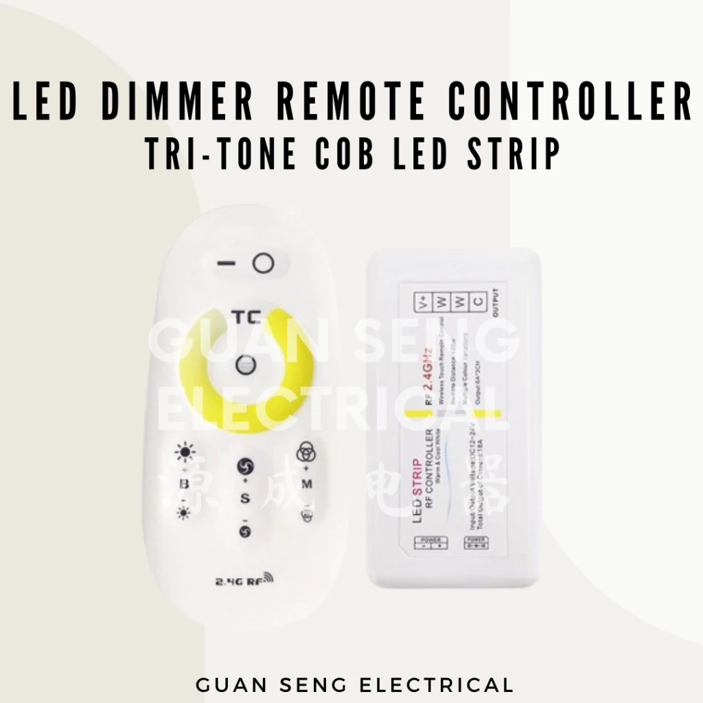 Premium Tri-tone 3Tone COB LED Light Strip 608LEDS 5M 12V 24V